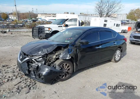 2018 Nissan Sentra Sv z USA, uszkodzony, nr VIN 3N1AB7APXJY206472